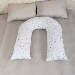 Подушка для вагітних U-240 з напірником Бязь, холофайбер