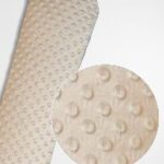 Колір 204: Молочний плюш з рельєфом Горох